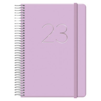 AGENDA 2025 GLOSS DÍA PÁGINA 12,5 X 18 CM MORADO DOHE 12574 - 25 (Espera 4 dias)